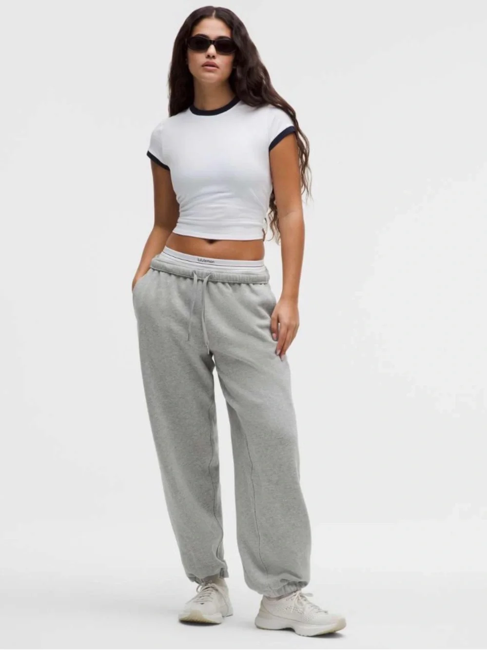 Lululemon Womens Steady State Jogger Heathered Core Medium Grey